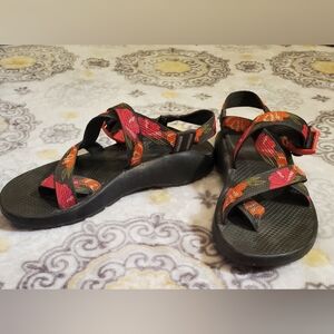 Women's chacos- Black and Red-8